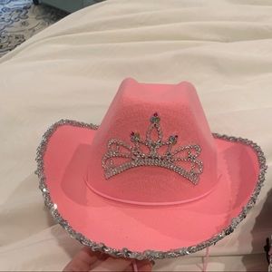 Pink cowgirl hat